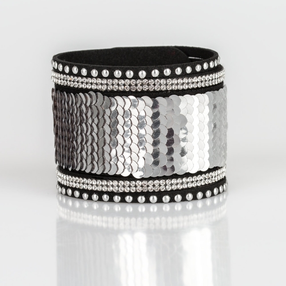 Mermaid Reversible Sequins Bracelet - Picture 3 of 4